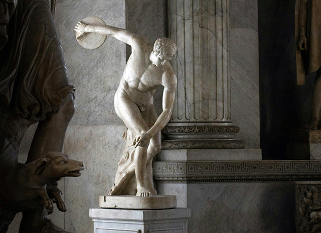 discus throw was part of the ancient Olympics